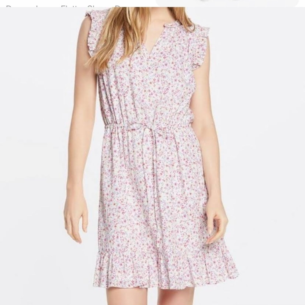 NWT Draper James floral print flutter sleeve dress